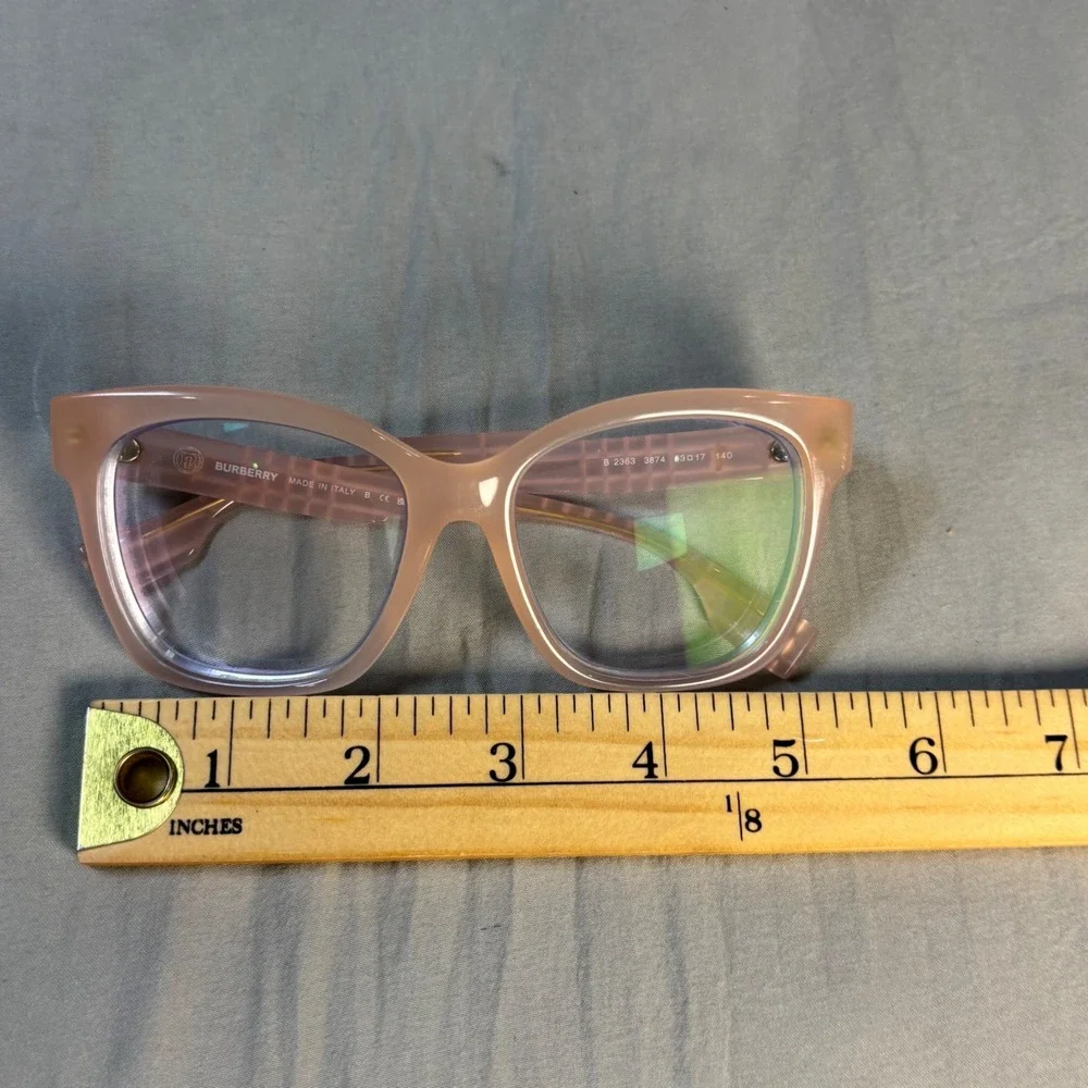 Burberry B 2363 3874 eyeglasses *frame only* Pink Cat Eye Women 53-17-140 Italy